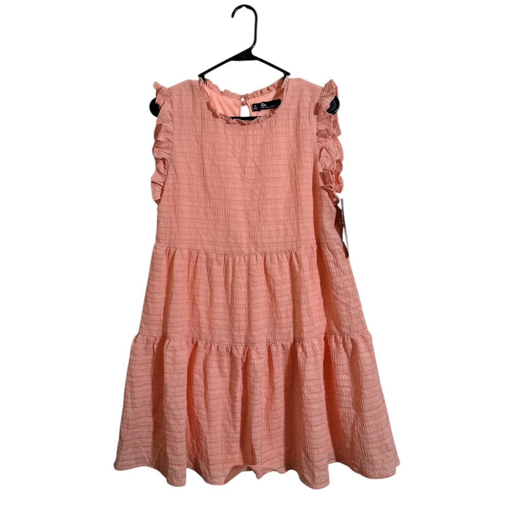 Be by Chetta B Cottagecore Babydoll Tiered Smocked Ruffle Mini Dress Size PM NWT